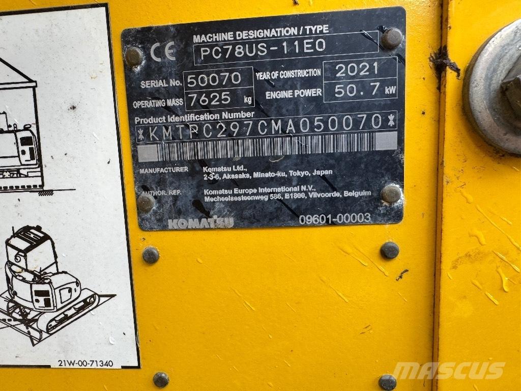 Komatsu PC 78 US Середні екскаватори 7т. - 12т.