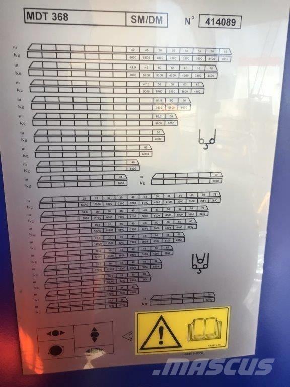 Potain MDT368 Баштові крани