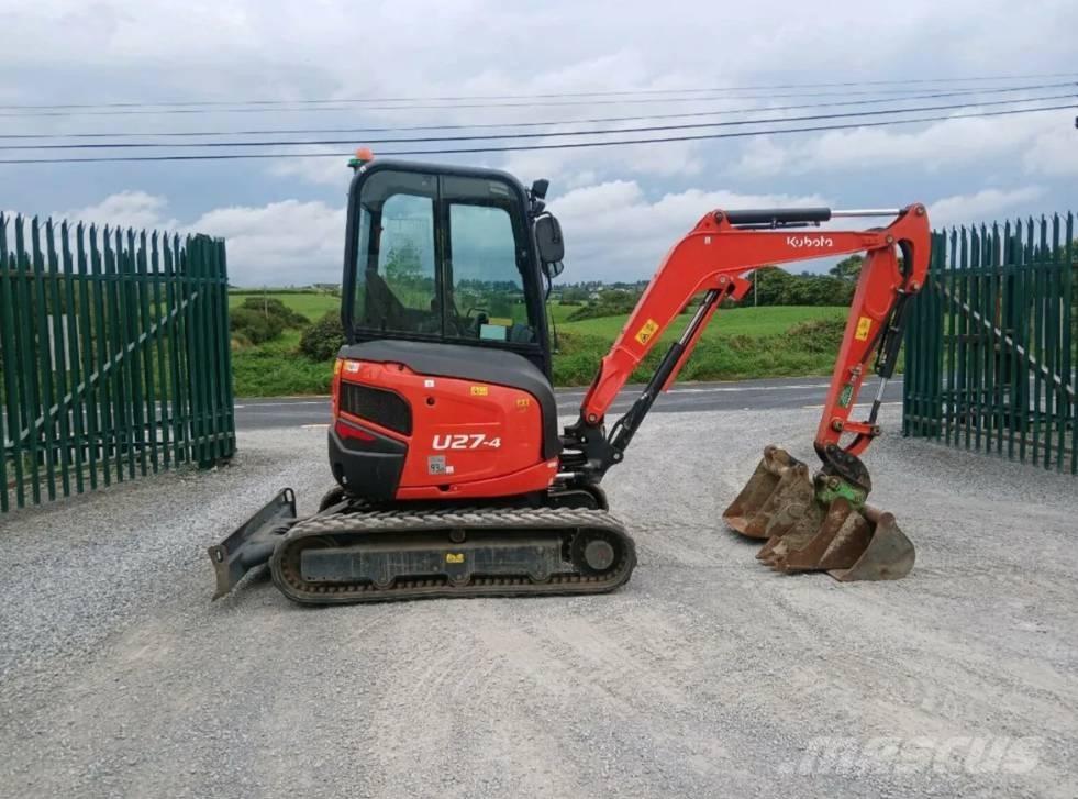 Kubota U 27-4 Міні-екскаватори < 7т
