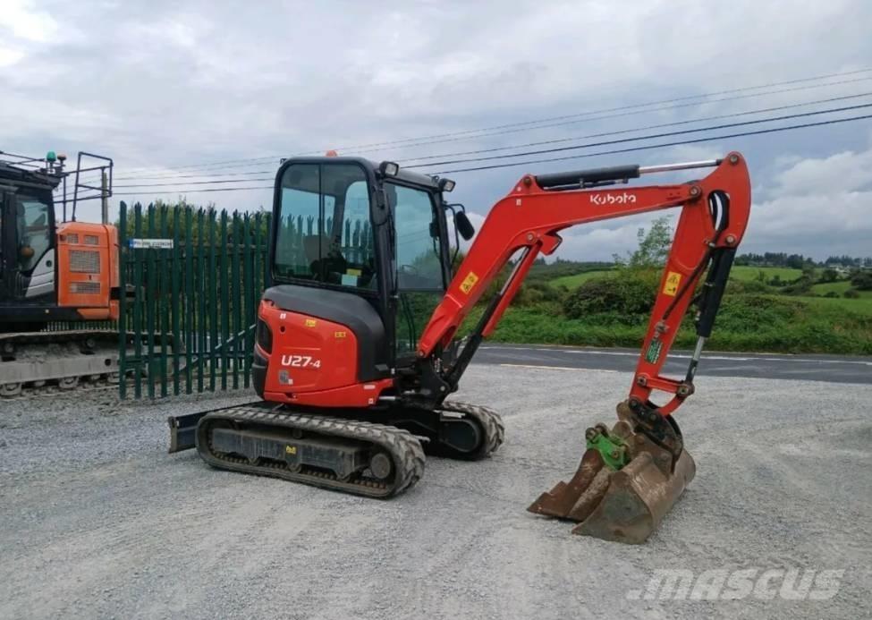 Kubota U 27-4 Міні-екскаватори < 7т