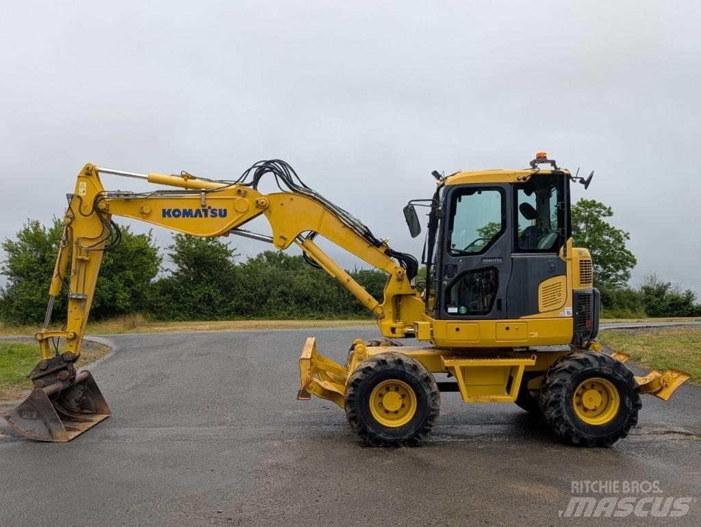 Komatsu PW 98 MR-8 Колісні екскаватори