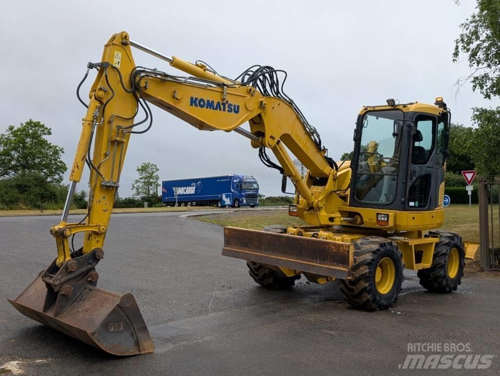 Komatsu PW 98 MR-8 Колісні екскаватори