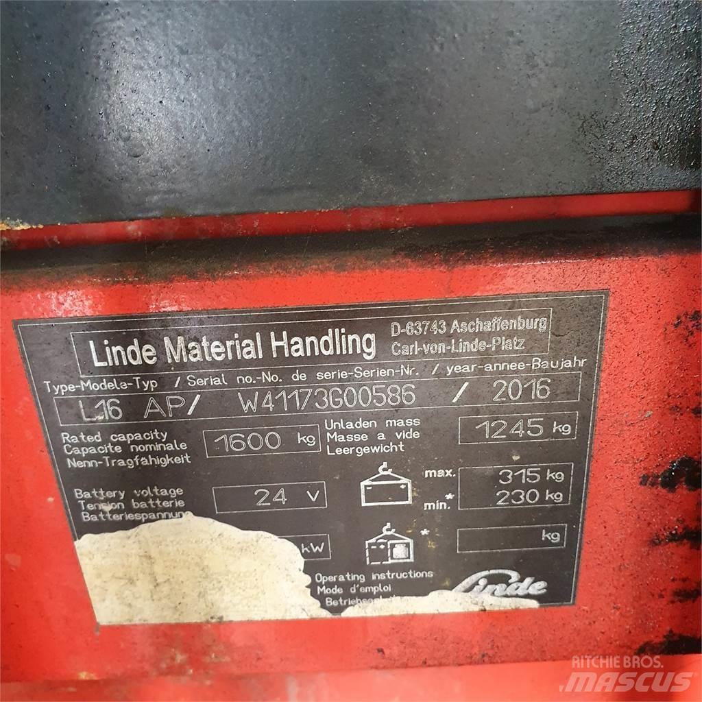 Linde L16AP Ручний візок