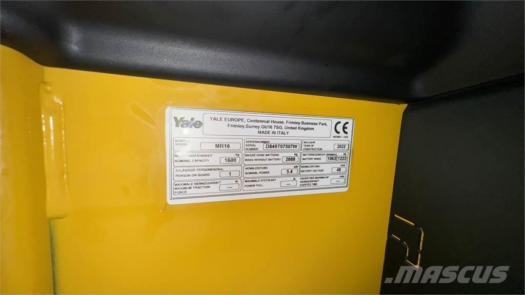 Yale MR16 Річ-трак із високим підйомом