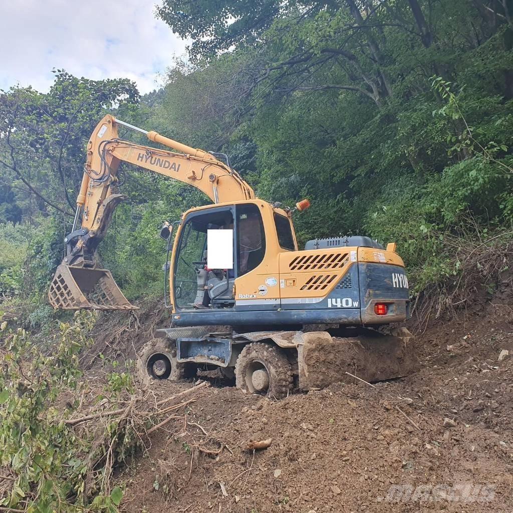 Hyundai Robex 140 W Колісні екскаватори