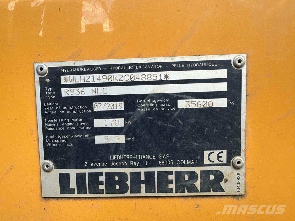Liebherr R936 NLC Гусеничні екскаватори