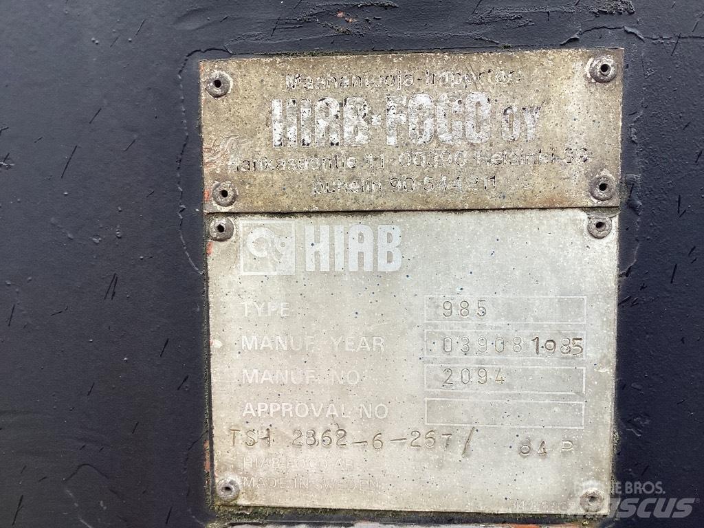 Hiab perävaunu Інші причепи
