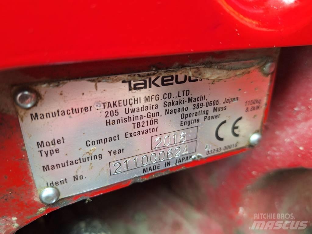 Takeuchi TB 210 R Міні-екскаватори < 7т