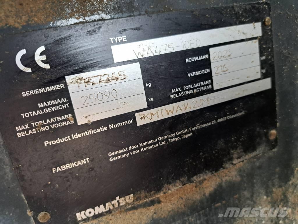 Komatsu WA475-10E0 Фронтальні навантажувачі