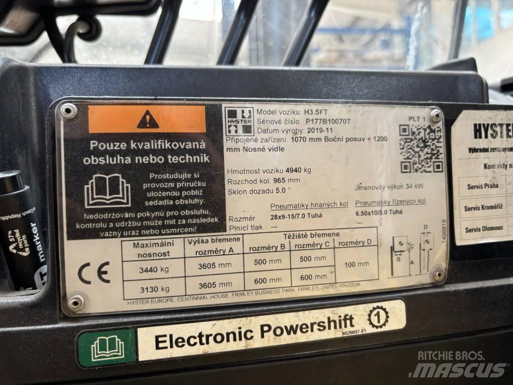 Hyster H3.5FT Дизельні навантажувачі
