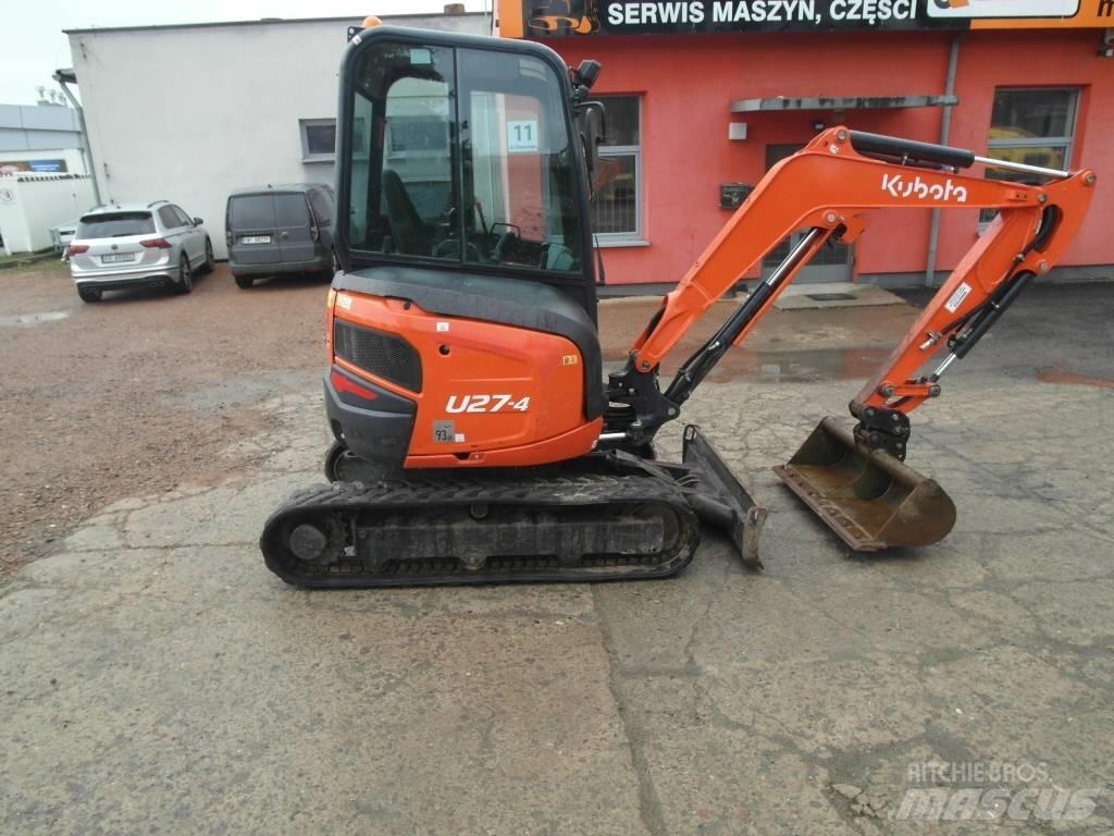 Kubota U 27-4 Міні-екскаватори < 7т