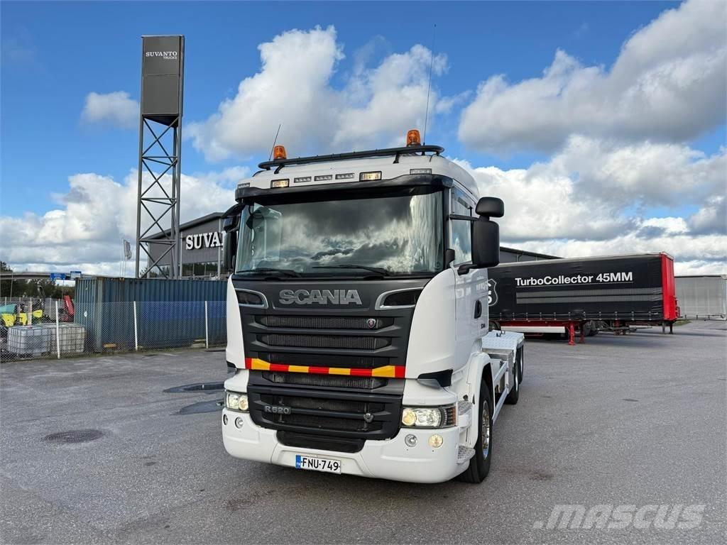 Scania R 520 6X2 Вантажівки з гаковим підйомом