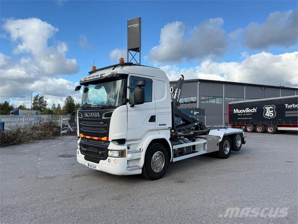 Scania R 520 6X2 Вантажівки з гаковим підйомом