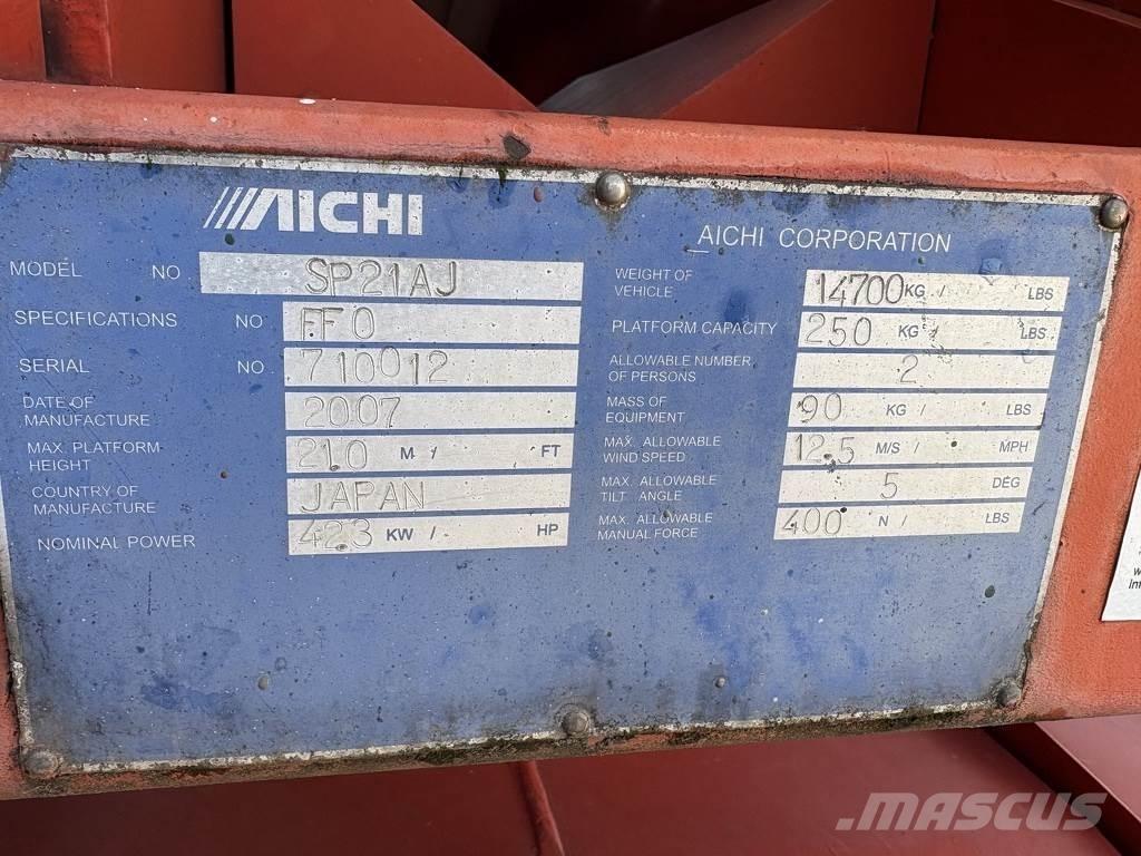 Aichi Sp21aj Телескопічні підйомники