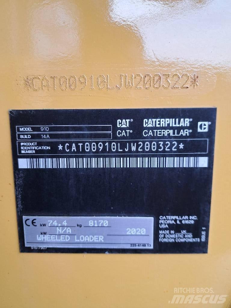 CAT 910 Фронтальні навантажувачі