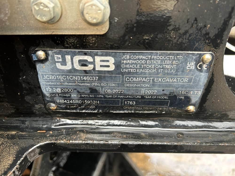 JCB 16C-1 Міні-екскаватори < 7т