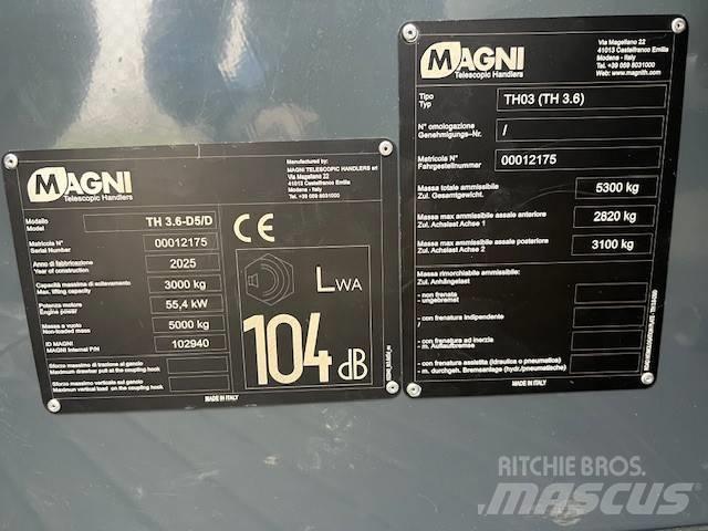 Magni TH 3.6 Телескопічні навантажувачі