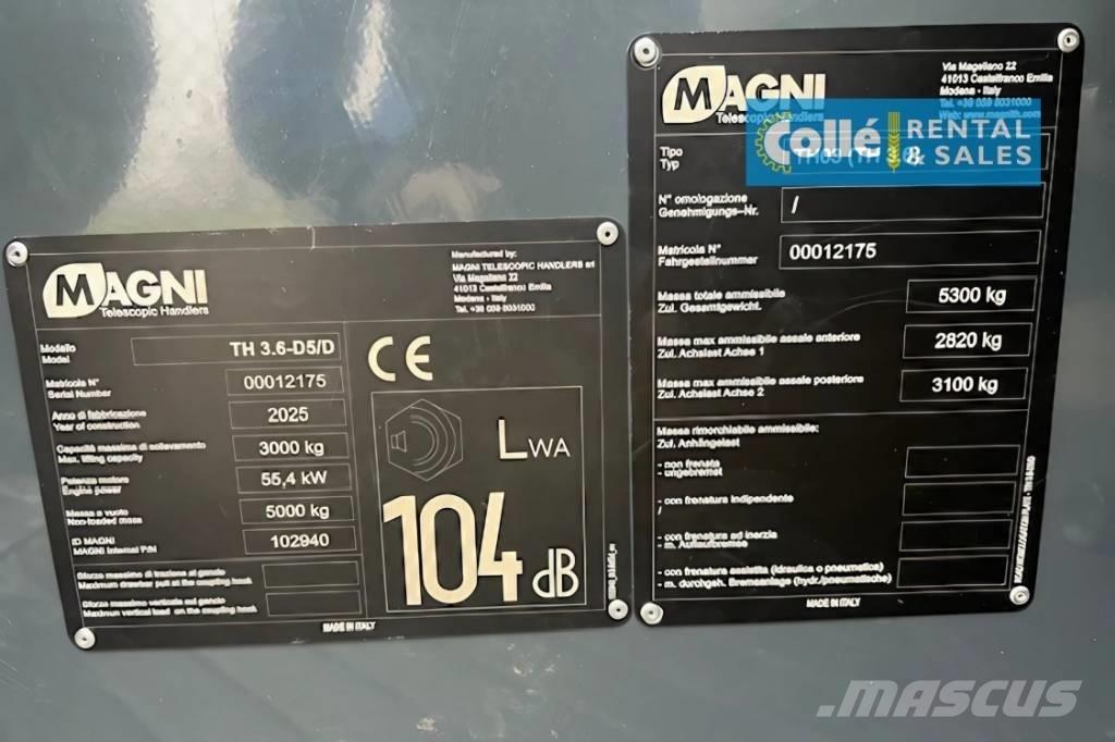 Magni TH 3.6 | 2025 Телескопічні навантажувачі