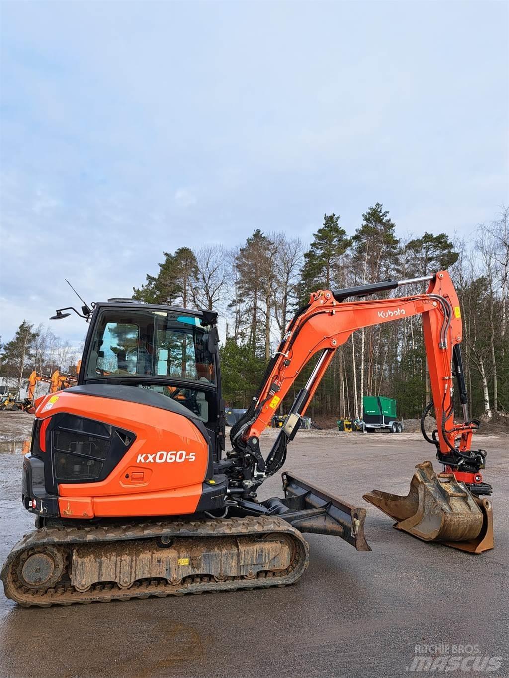 Kubota KX060-5 Міні-екскаватори < 7т