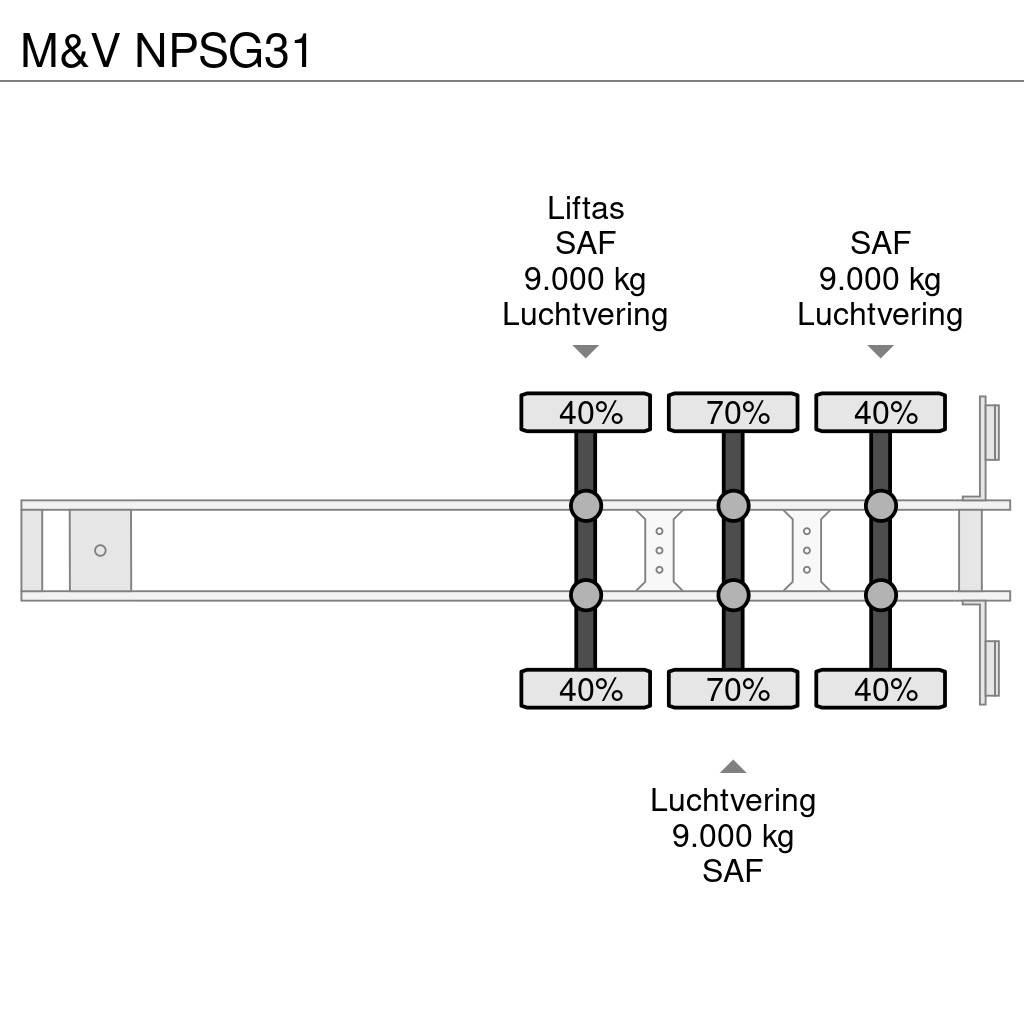 M&V NPSG31 Напівпричепи-платформи/бічне розвантаження