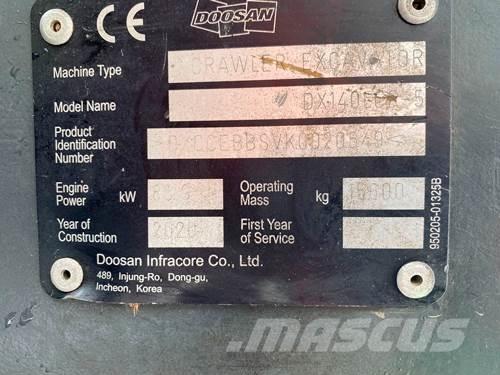 Doosan DX140LCR-5 Гусеничні екскаватори