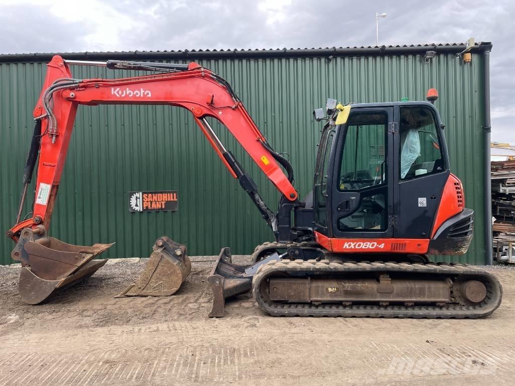 Kubota KX 080-4 Середні екскаватори 7т. - 12т.