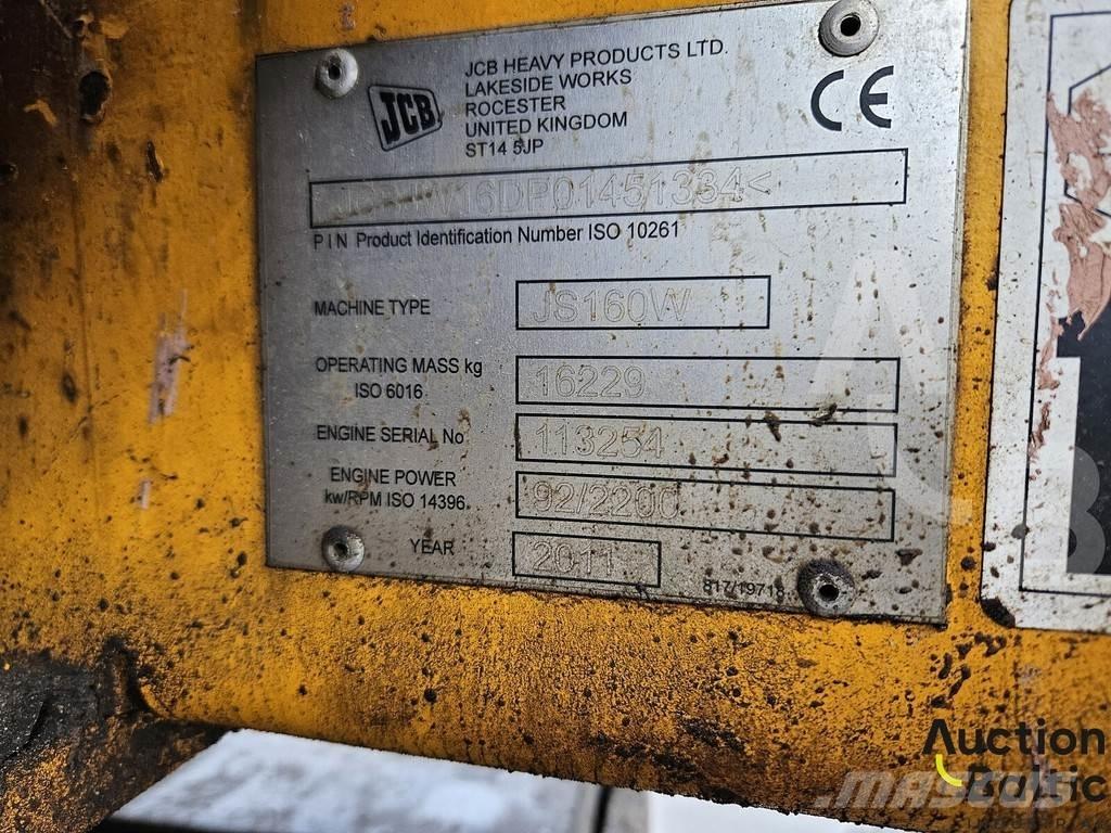 JCB JS 160 W Колісні екскаватори