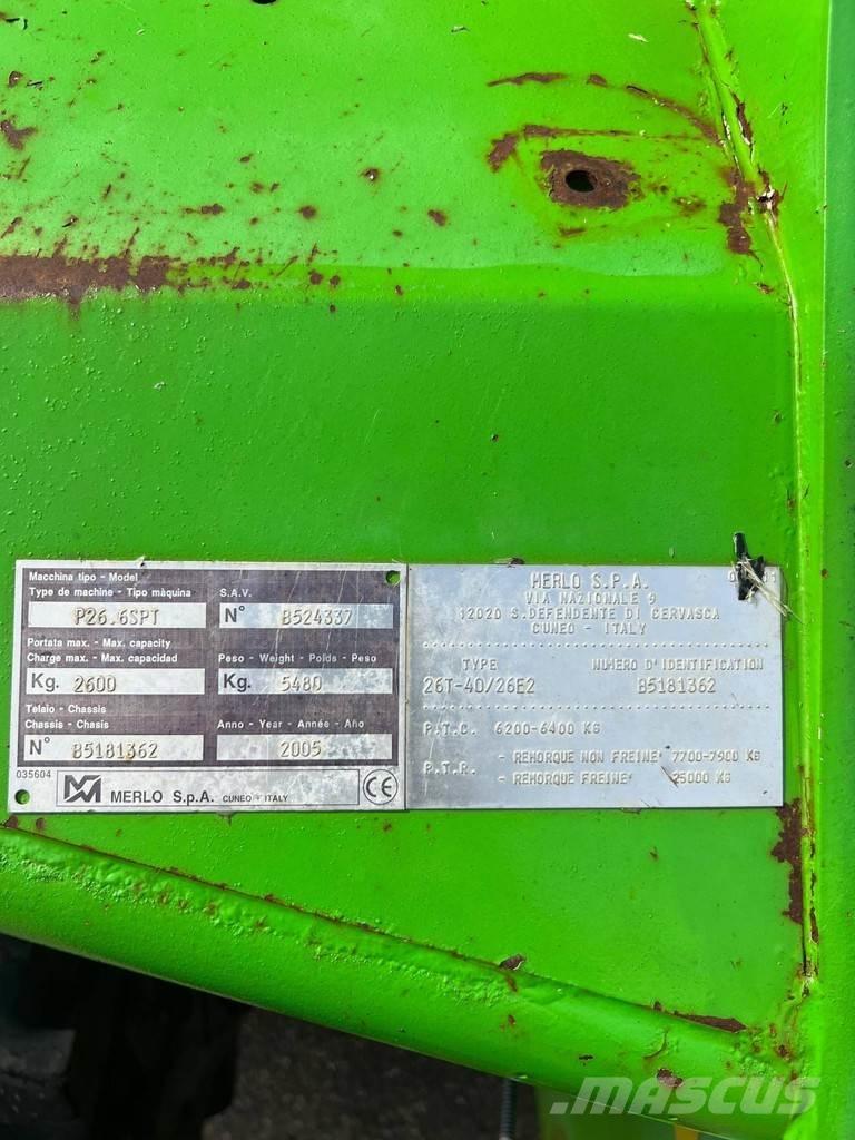 Merlo P26.6 SPT Телескопічні навантажувачі