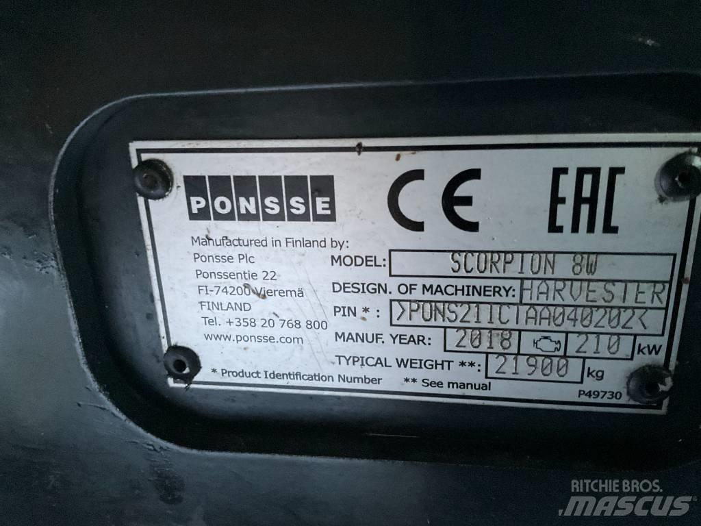 Ponsse Scorpion Харвестери