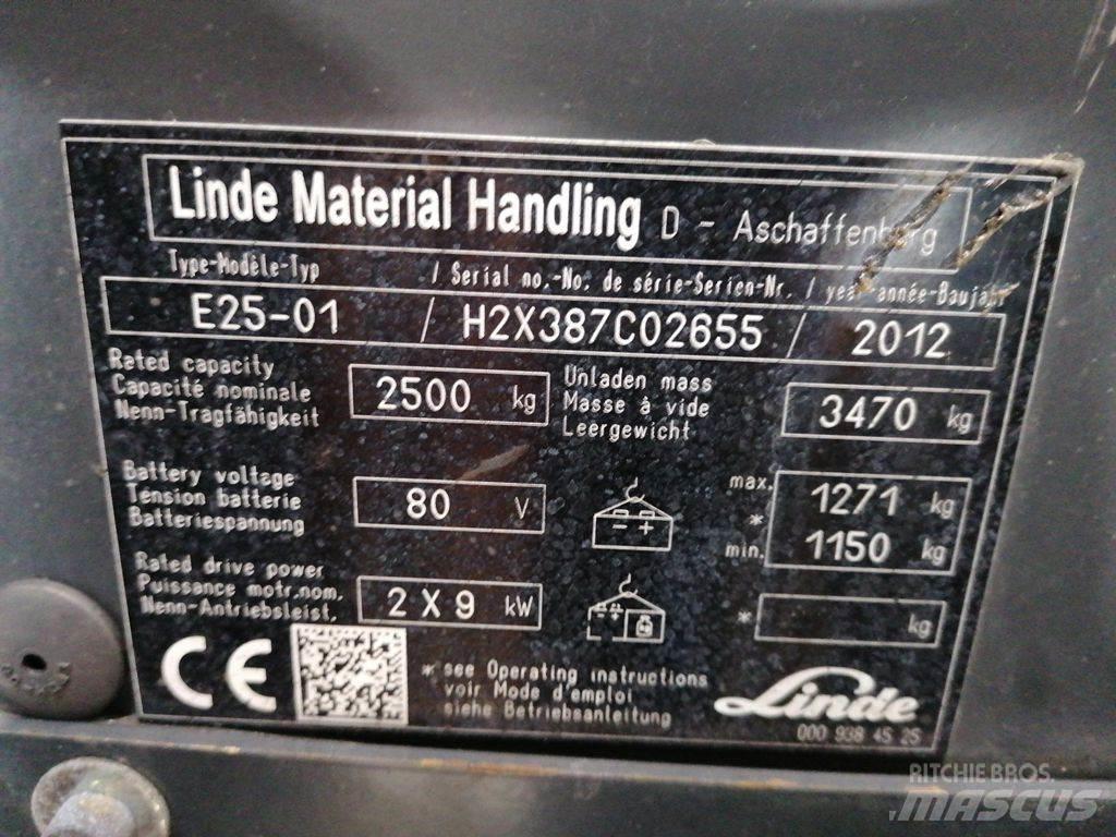 Linde E25-01 Електронавантажувачі