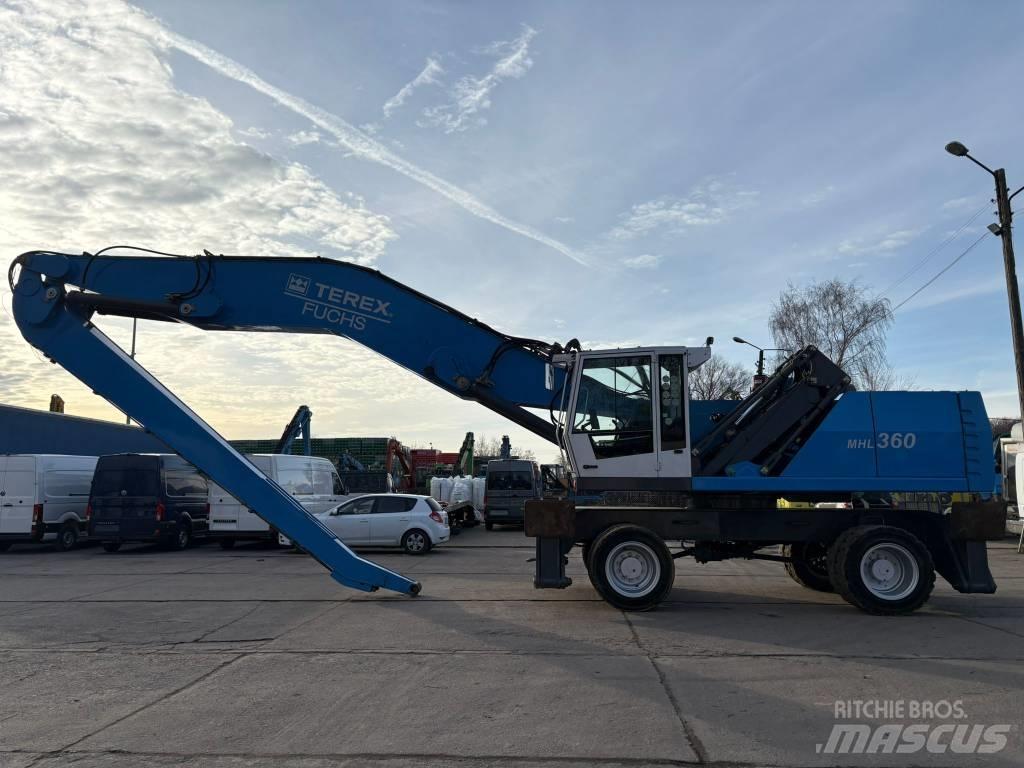 Fuchs MHL 360 D Перевантажувачі металобрухту/промислові навантажувачі