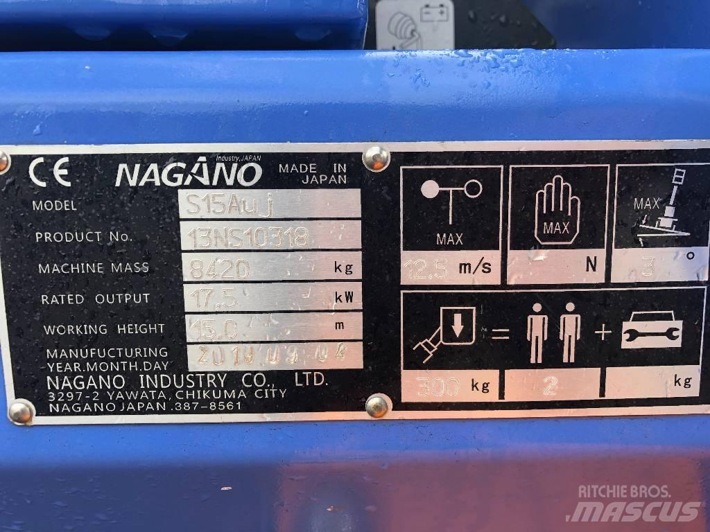 Nagano S15AUJ Телескопічні підйомники