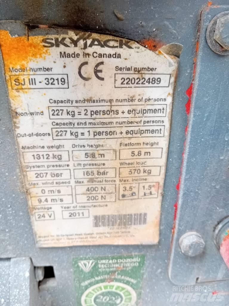 SkyJack 3219 SJ Підйомники-ножиці