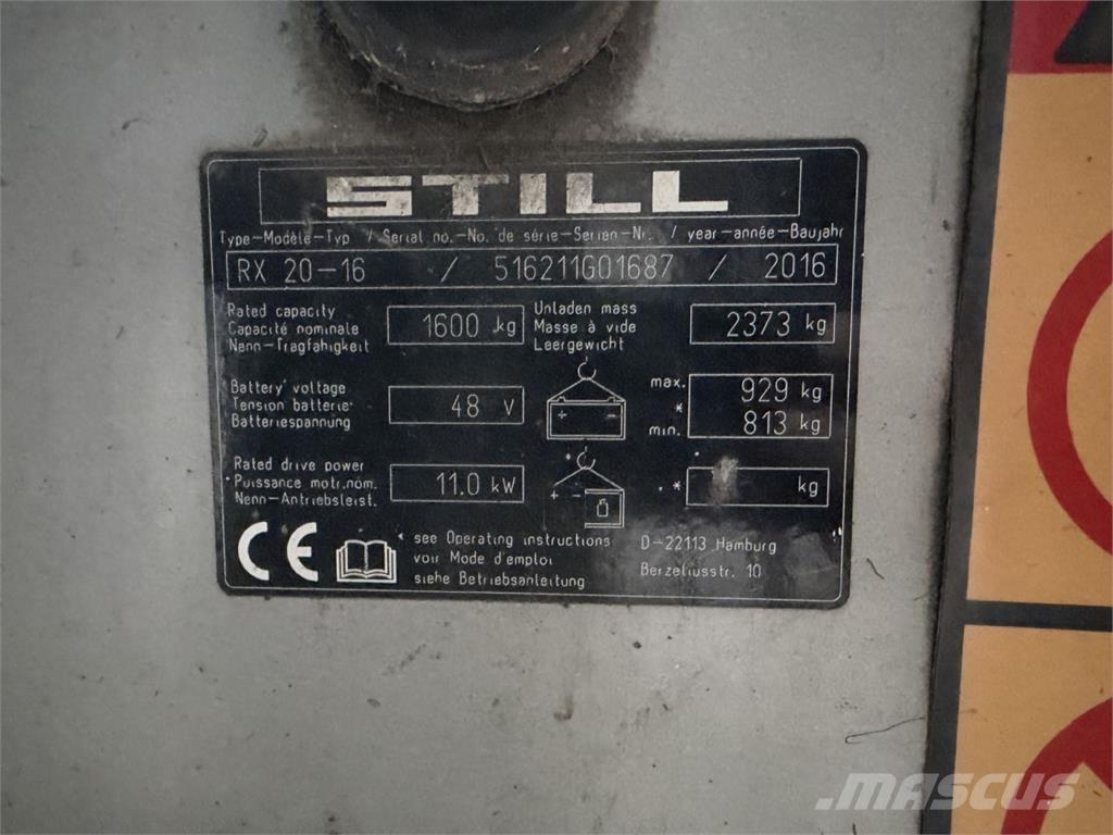 Still RX20-16 Електронавантажувачі