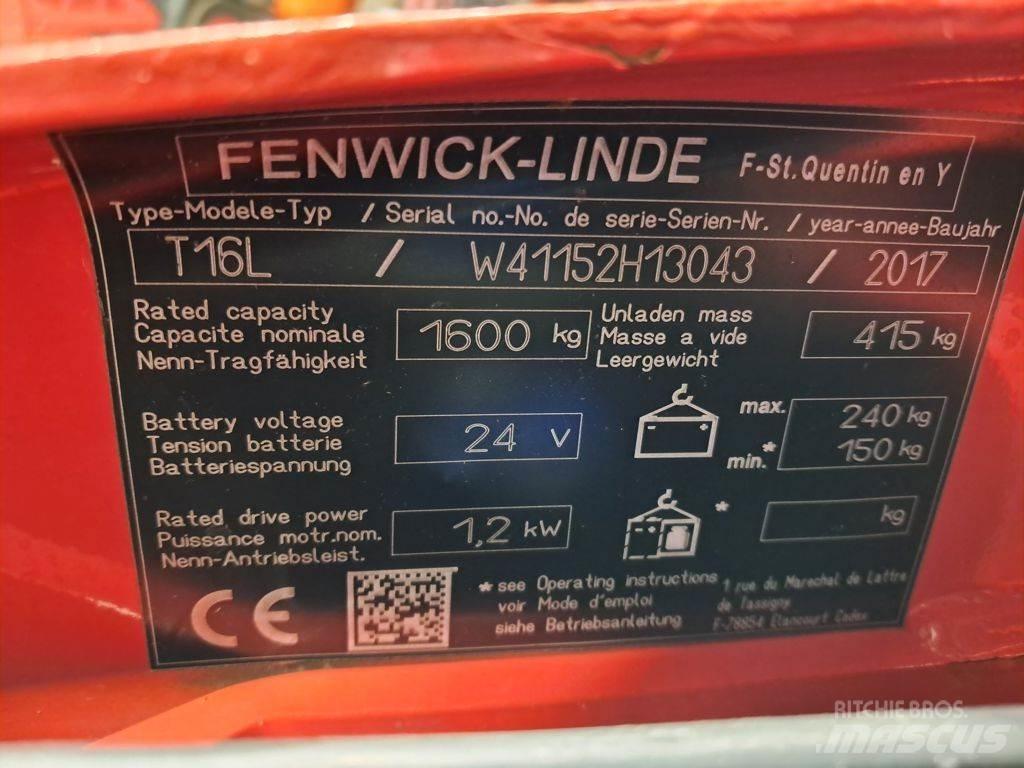 Linde T16L Штабелери