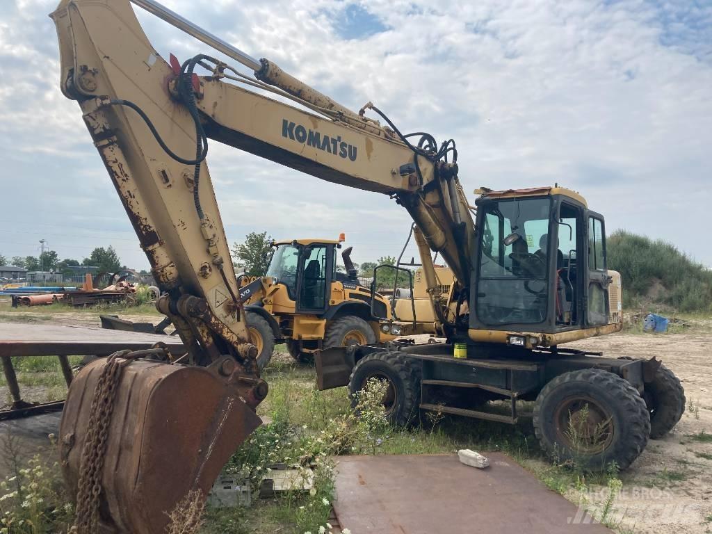 Komatsu PW 170 Колісні екскаватори