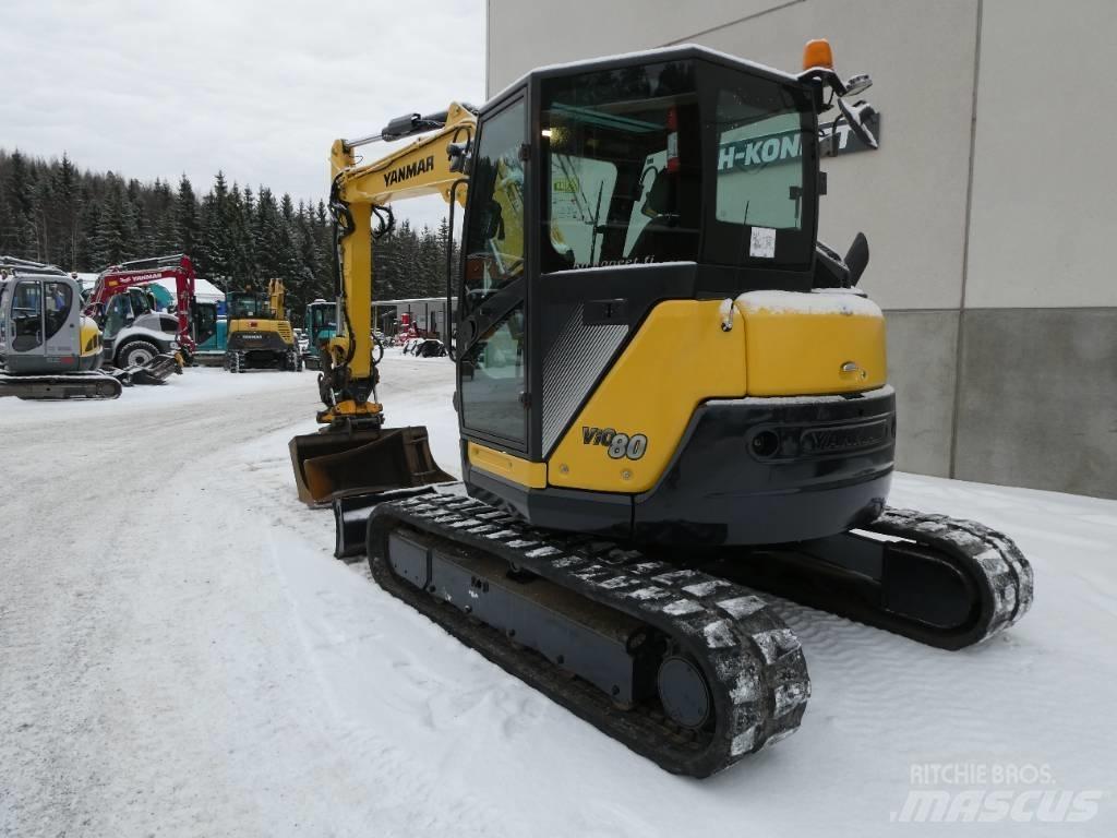 Yanmar Vio 80-1A Середні екскаватори 7т. - 12т.