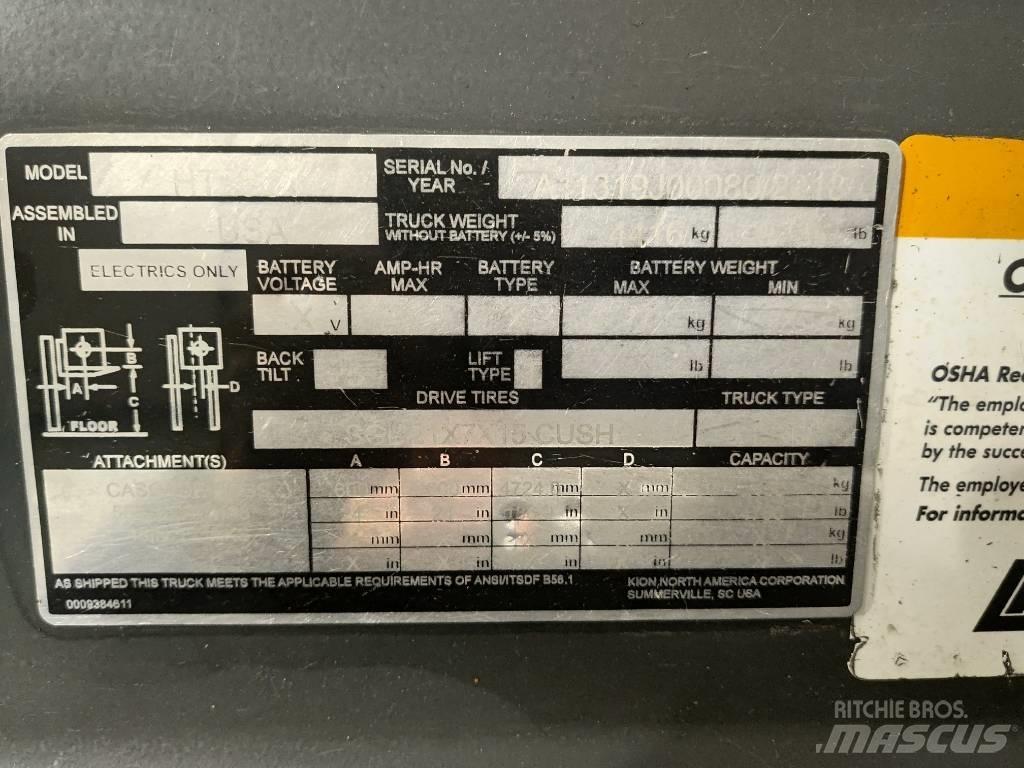 Linde HT25CT Інше