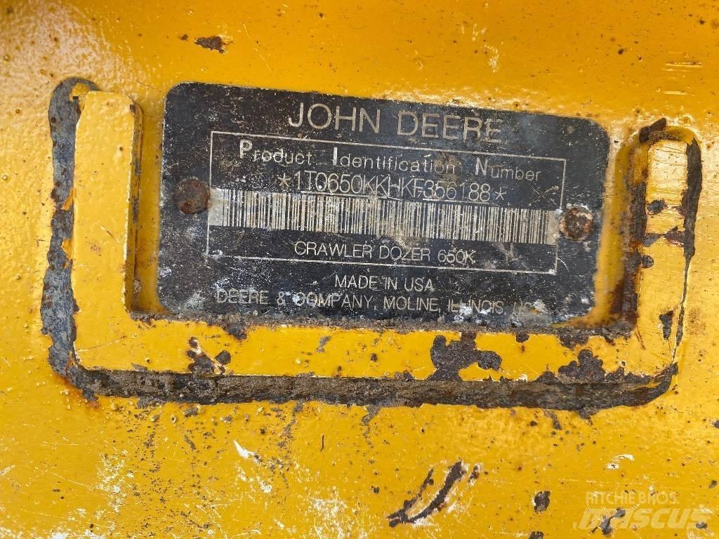 DEERE 650K LGP Гусеничні бульдозери