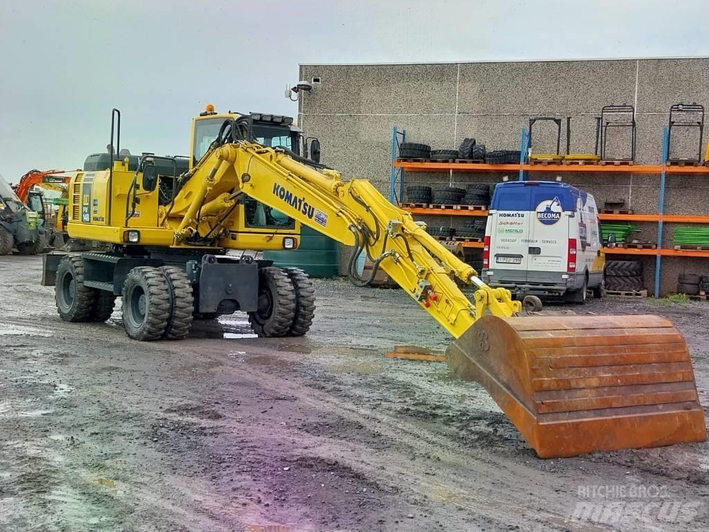 Komatsu PW148-8 Колісні екскаватори