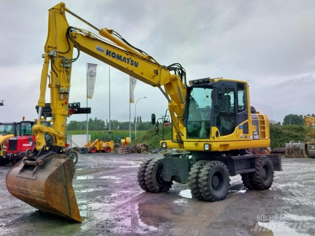 Komatsu PW148-8 Колісні екскаватори