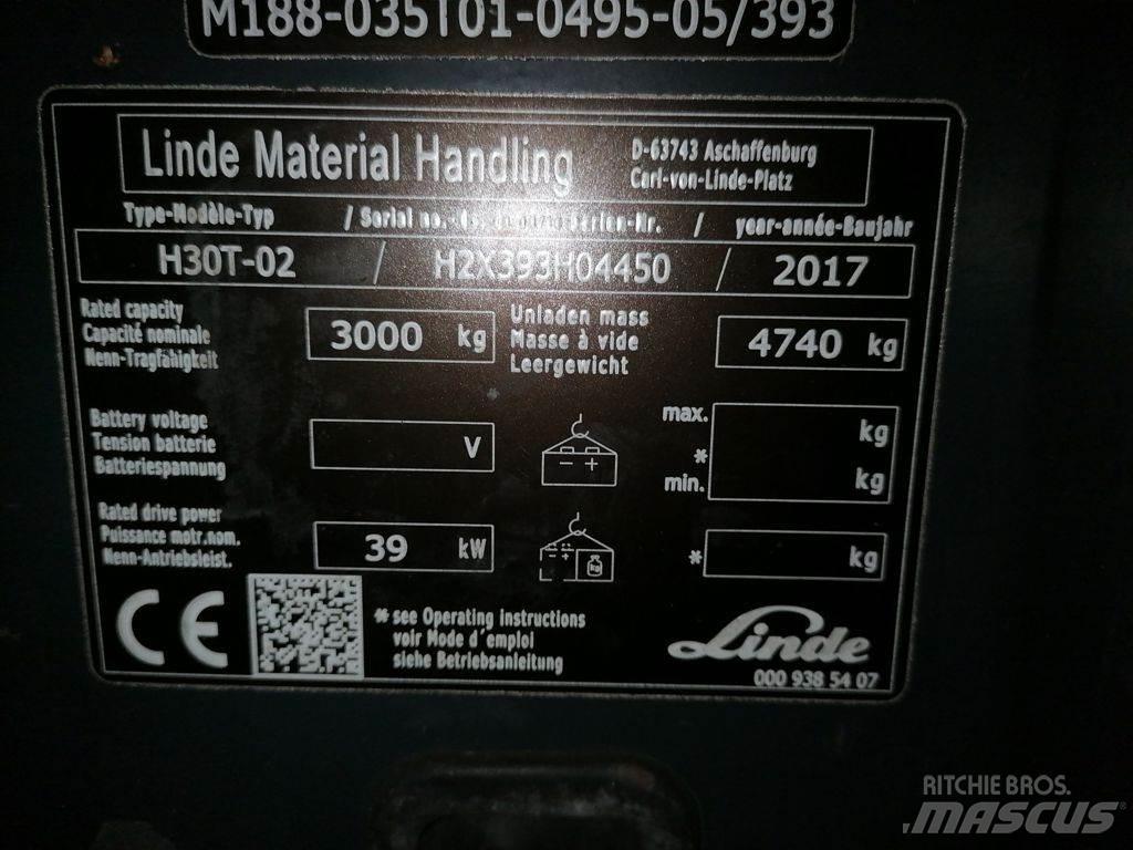Linde H30T-02 Газові навантажувачі
