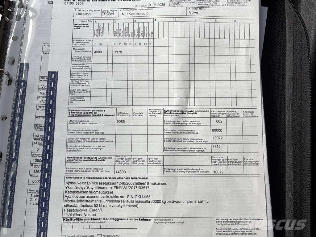 Volvo FM370 6x2 Автокрани