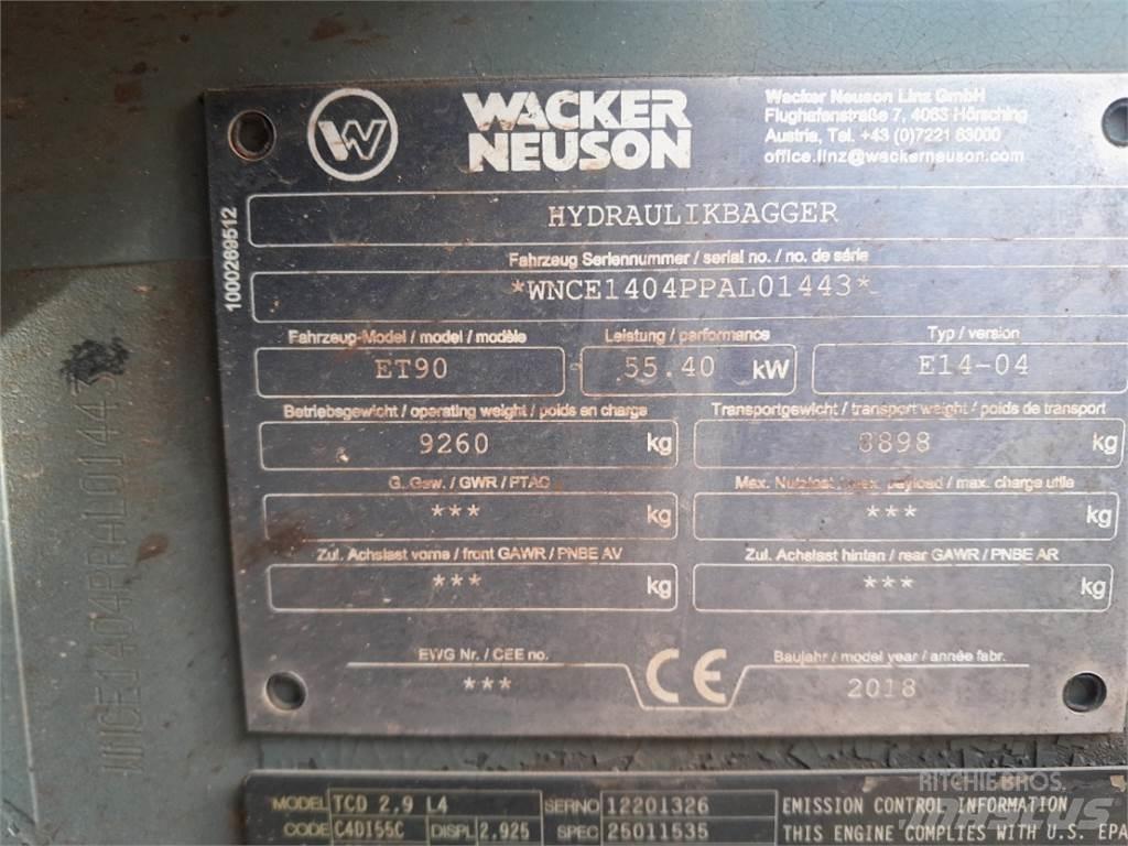 Wacker Neuson ET90 Міні-екскаватори < 7т