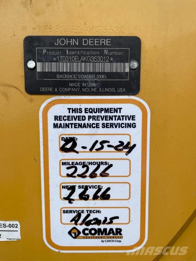 John Deere 310L EP Екскаватори-навантажувачі