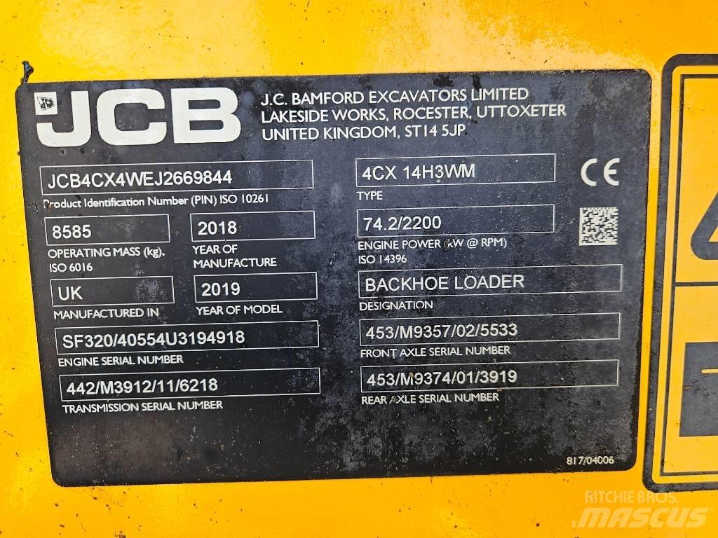JCB 4 CX Eco Екскаватори-навантажувачі