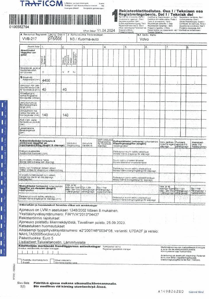 Volvo FL 240 Фургони