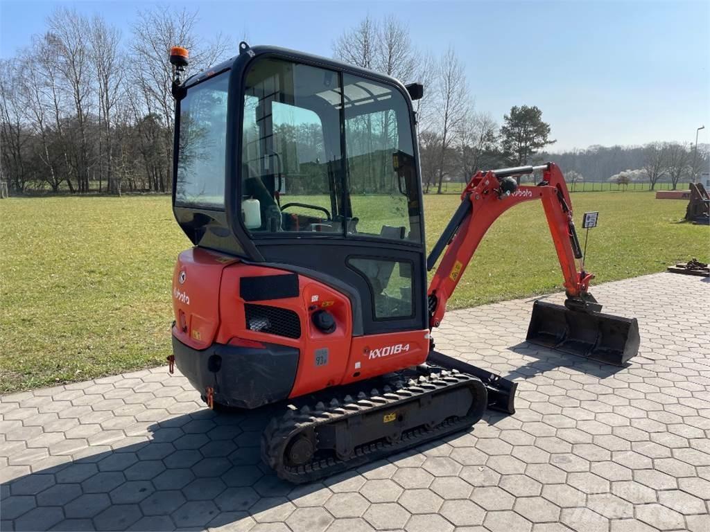 Kubota KX18-4 Міні-екскаватори < 7т
