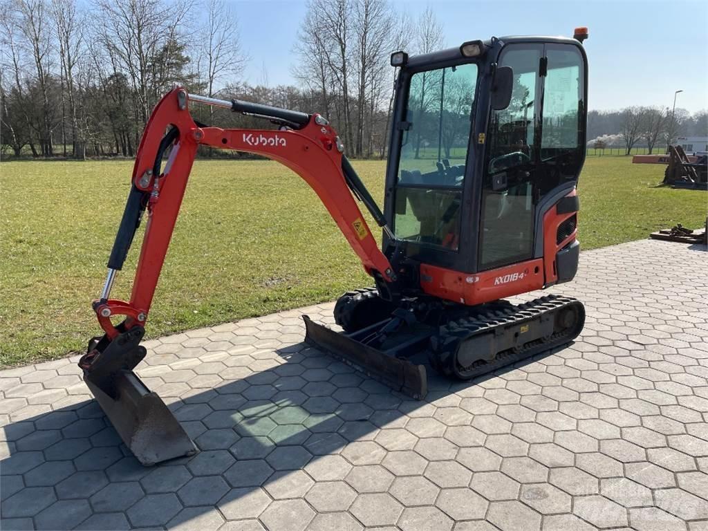 Kubota KX18-4 Міні-екскаватори < 7т