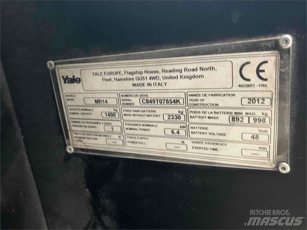 Yale MR14 Річ-трак із високим підйомом